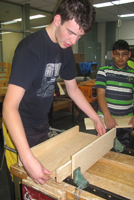 Futures student in Woodwork elective